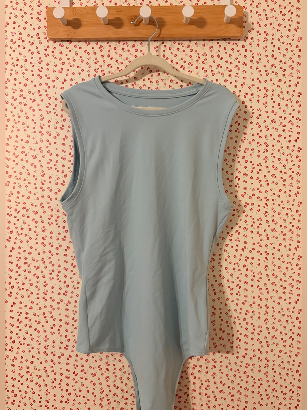 Abercrombie and Fitch Light Blue Bodysuit Tank Top